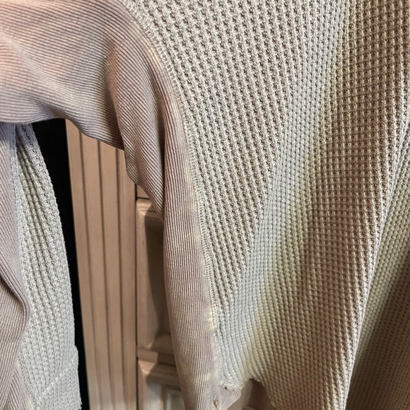 Oversized Tan Waffle Knit Shacket - Picture 10 of 10